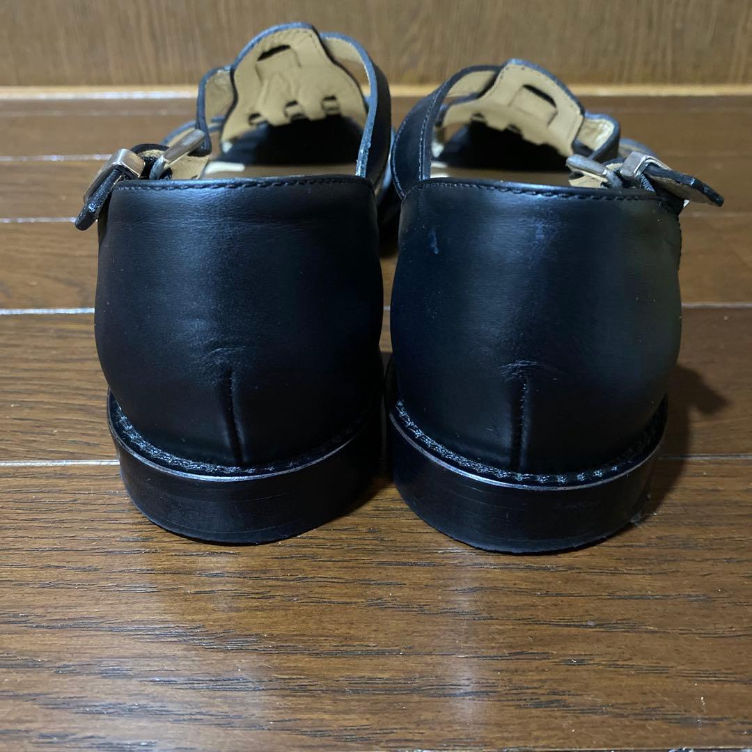 靴 Steven Alan LEATHER MESH SANDALS