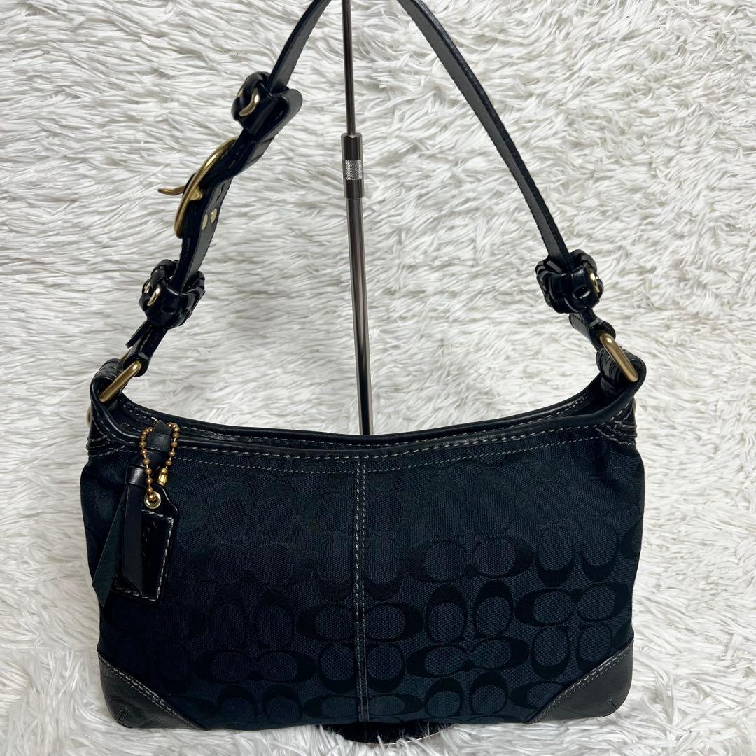 COACH コーチ ソーホー ワンショルダー キャンバス レザー シグネチャー