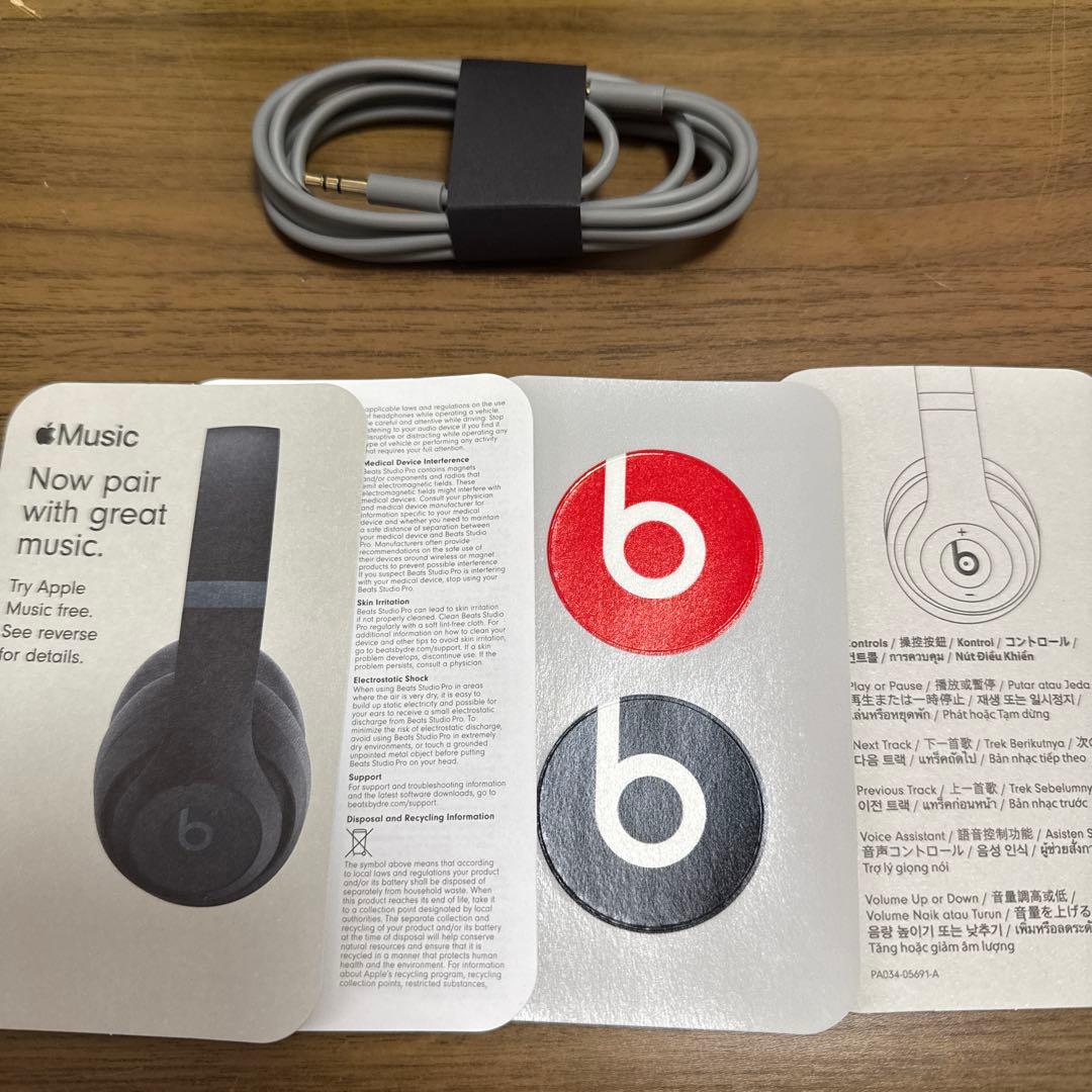 Beats Studio Pro black 黒　ヘッドホン　説明必読