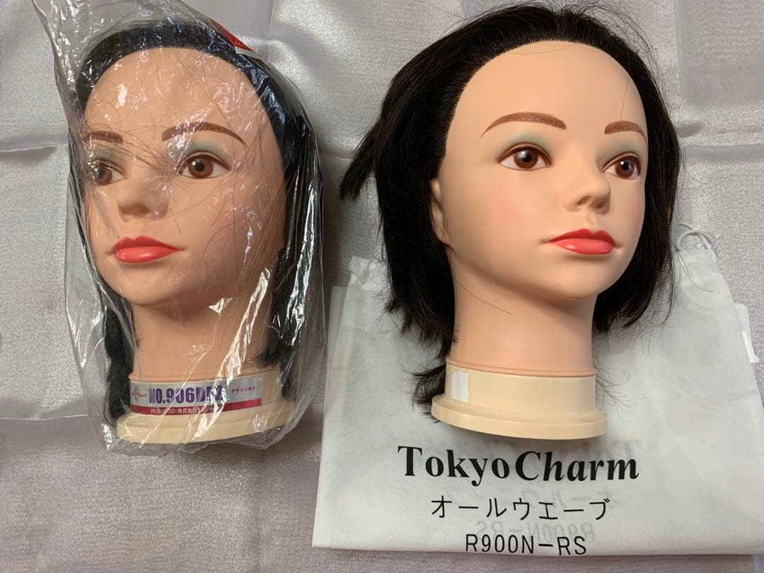 美容国家試験　ウィッグ、クランプその他セット♪