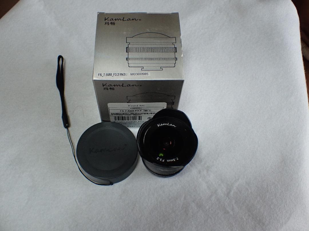KamLan 単焦点魚眼レンズ FS7.5F3.2/MFT