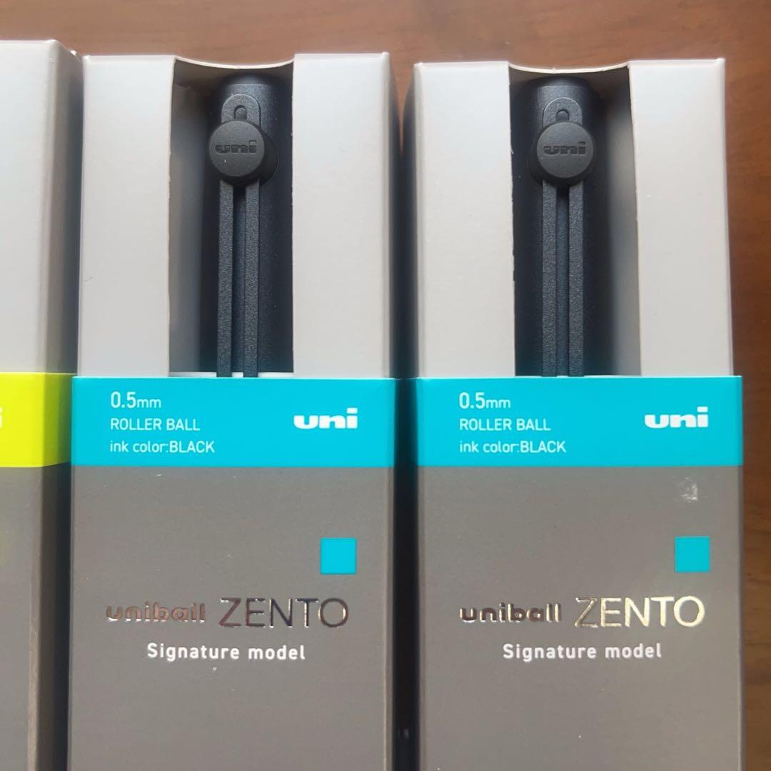 uniball ZENTO ゼント シグニチャーモデル　0.5&0.38 セット