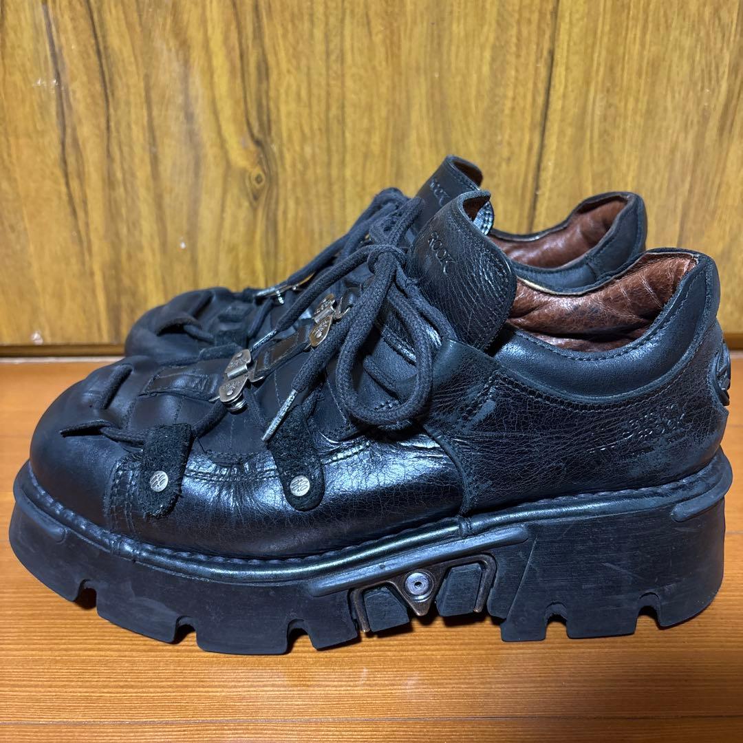 NEW ROCK /ニューロック　ブラック 厚底　スニーカー　ブーツ