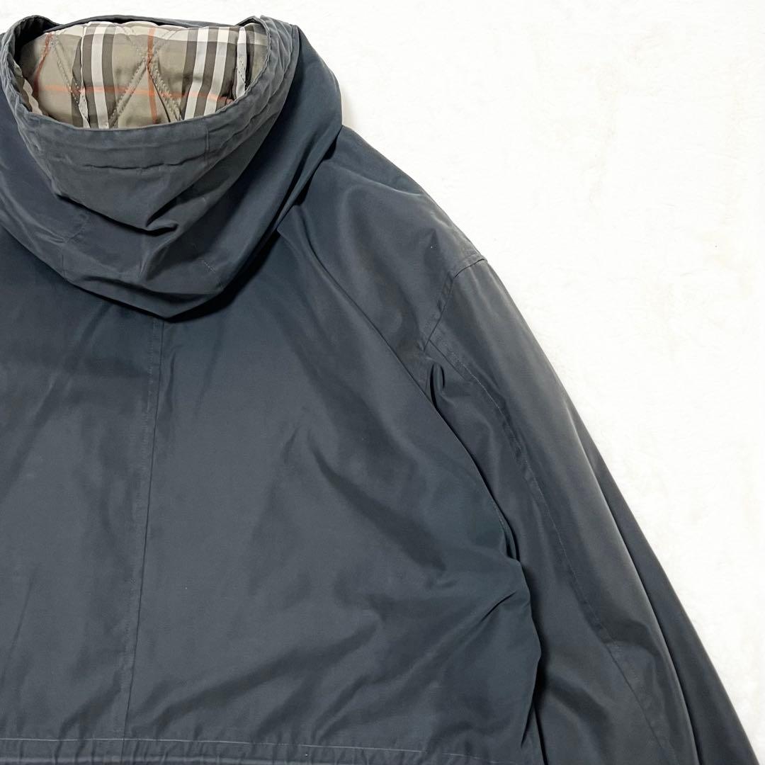 BURBERRY✨️4way　ノバチェック　中綿ライナー　フード　モッズコート　Ｌ