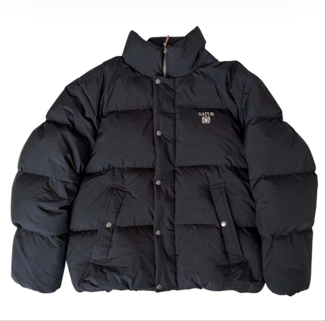 24時間限定値下げ 【未使用品】SATUR ブラック ダウンジャケット Lサイズ