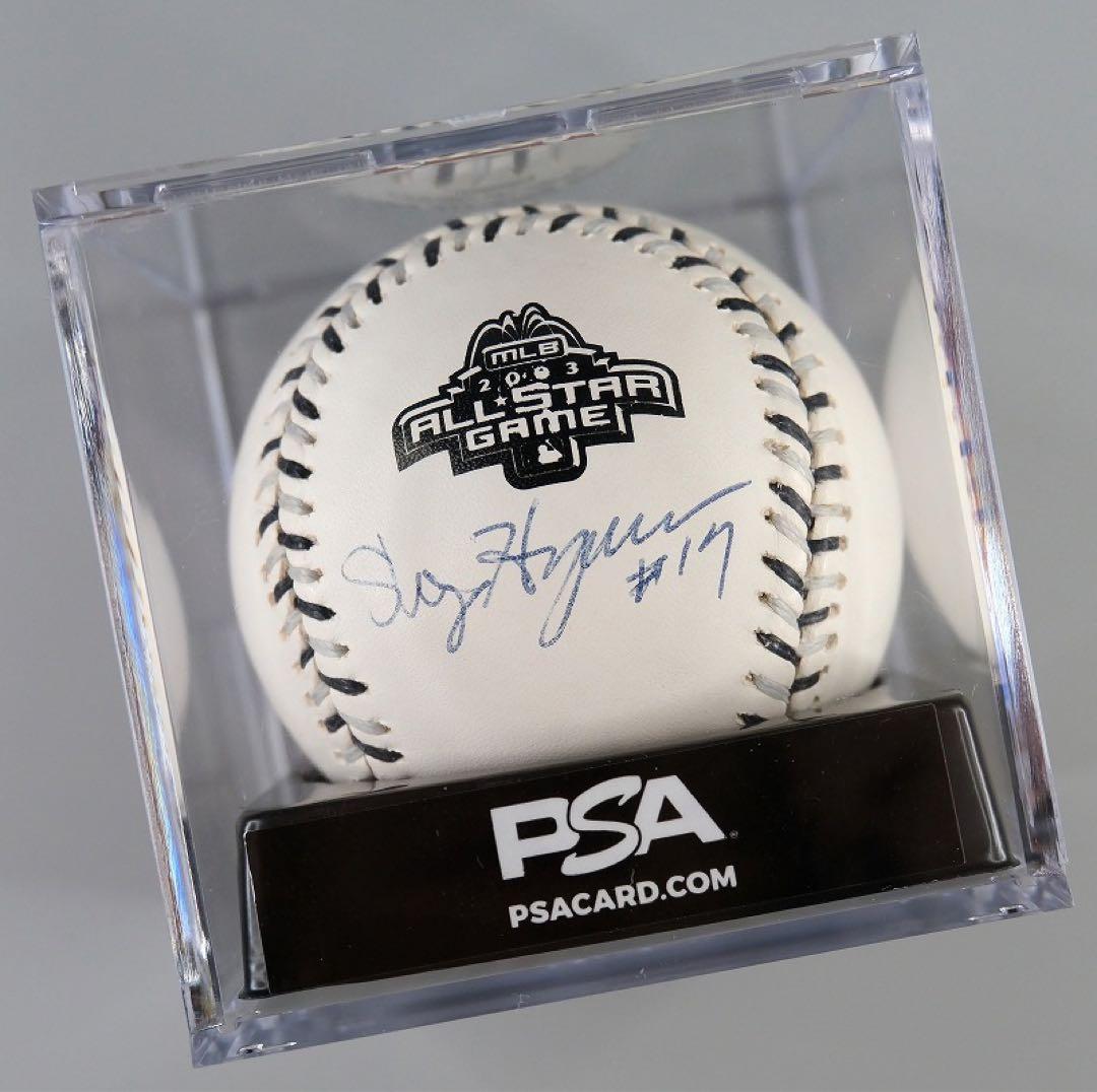 長谷川滋利 2003年オールスター球 直筆サインボール+ボールケース/大谷翔平
