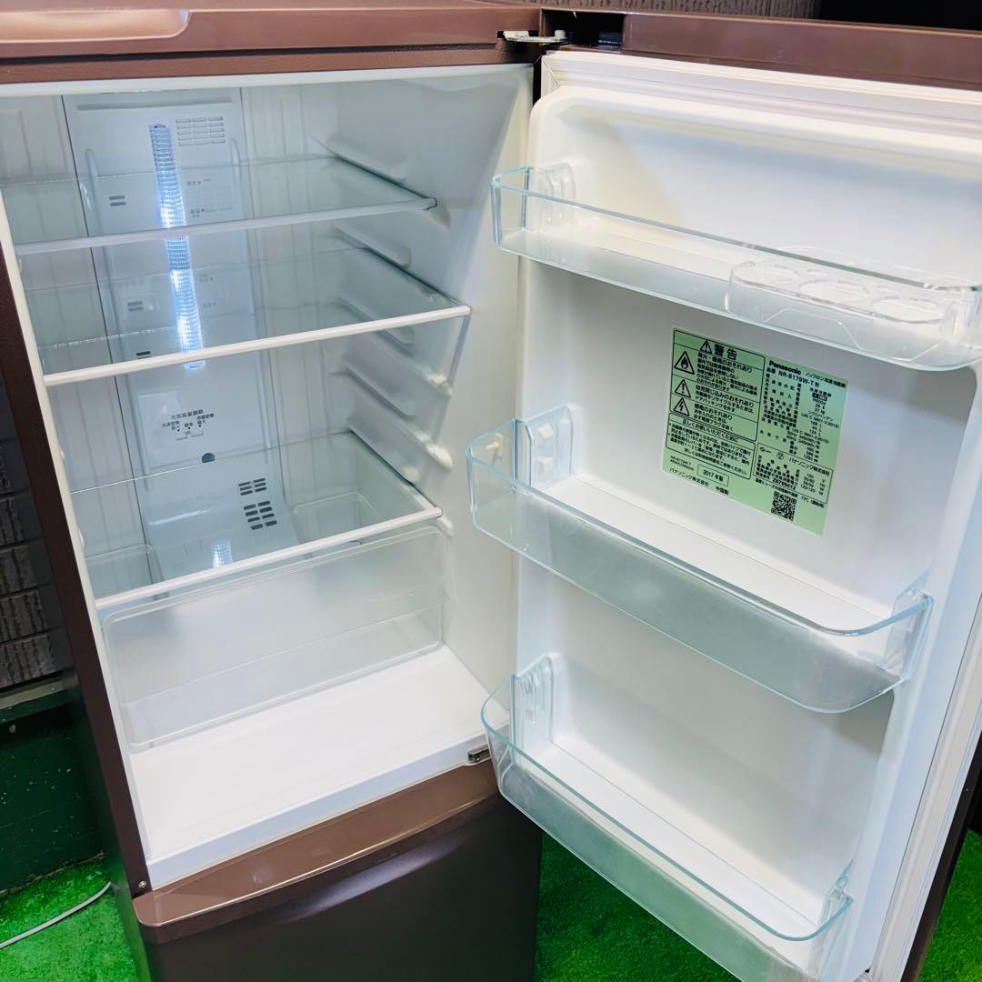 Panasonic 168L 冷蔵庫 大きめ 希少 ブラウン【地域限定配送無料】
