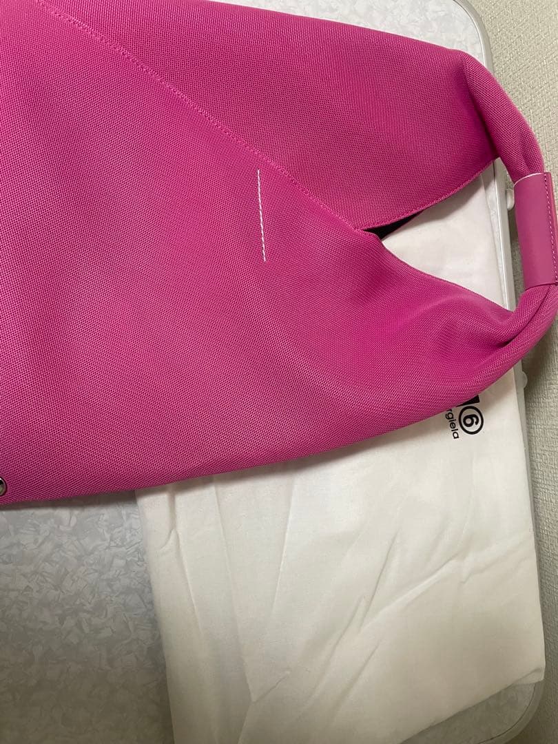 未使用MM6 Maison Margiela ピンク ミニハンドバッグ