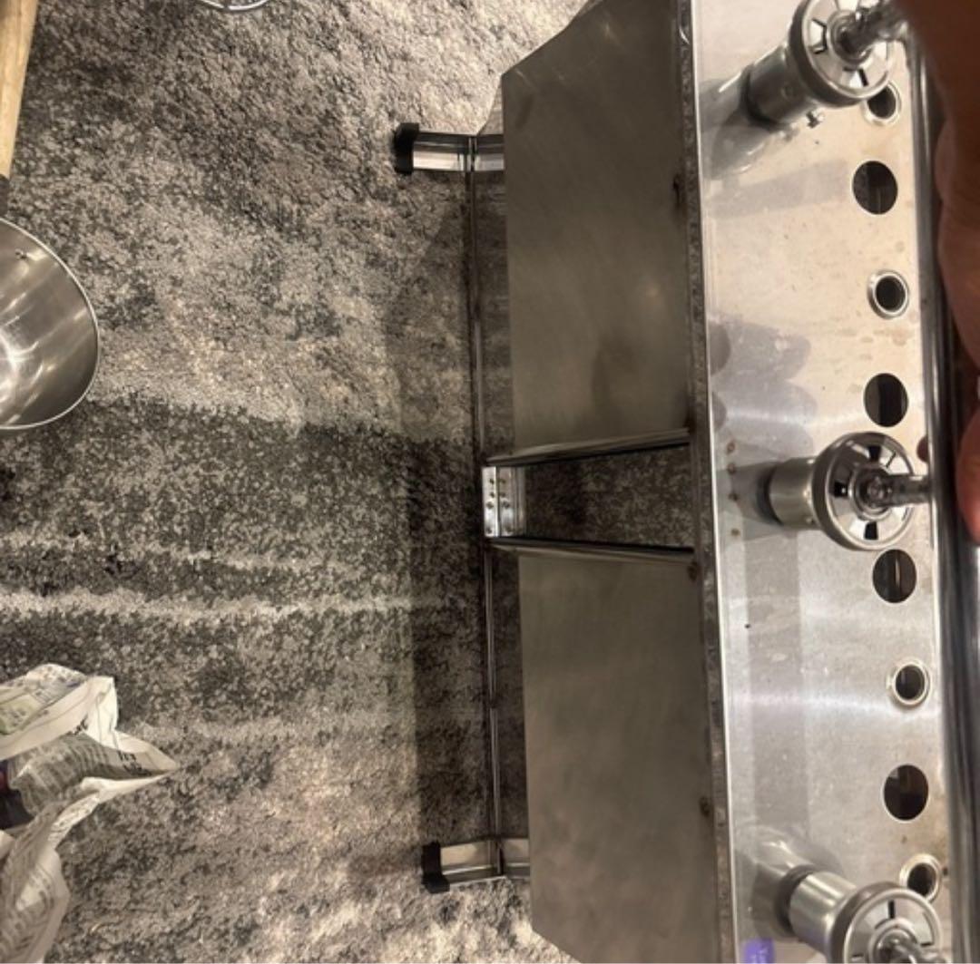 山下金物　焼き台プロパンガス用（たこ焼き鉄板3連付きその他おまけ付きです）