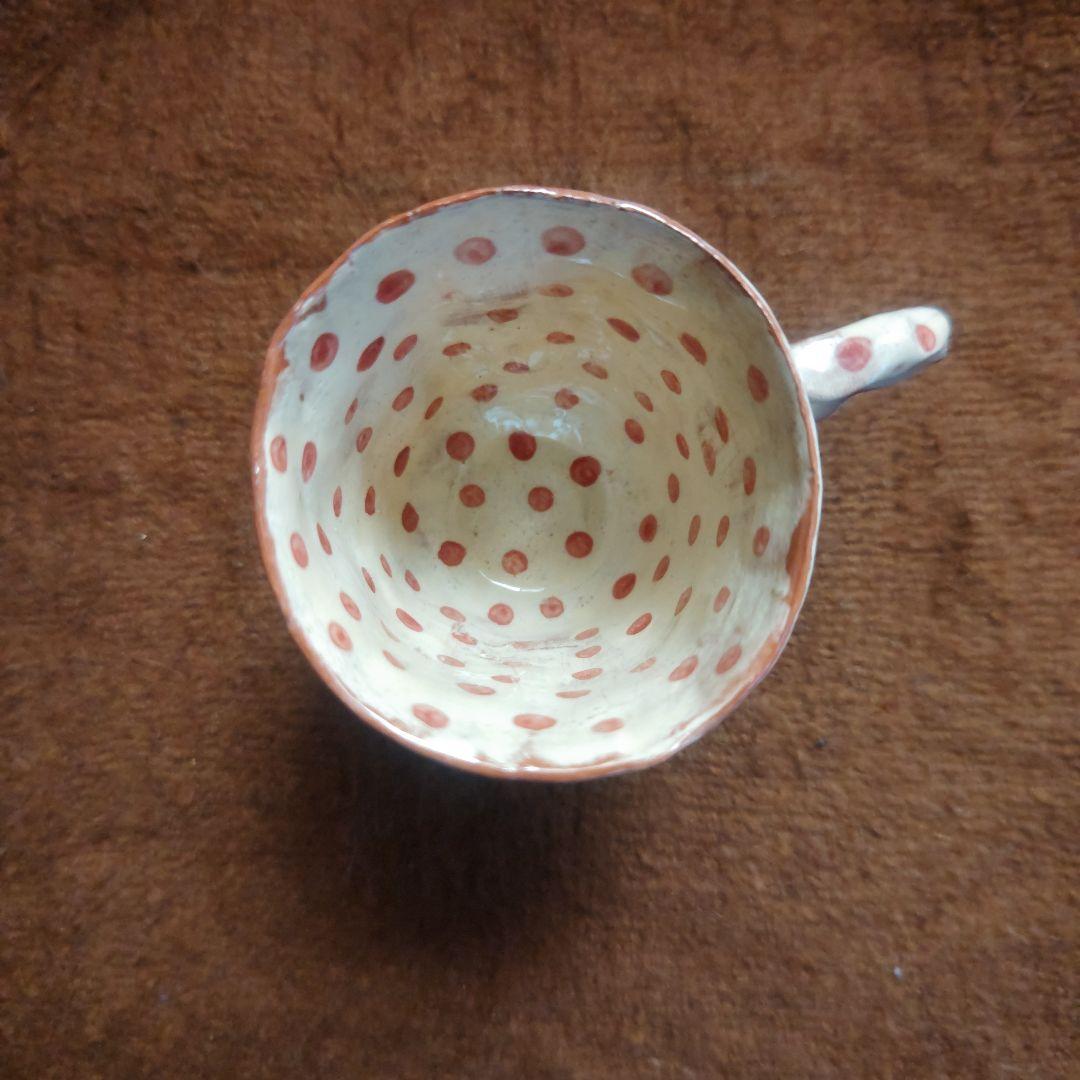 ドット　ストライプ　格子　マグカップ