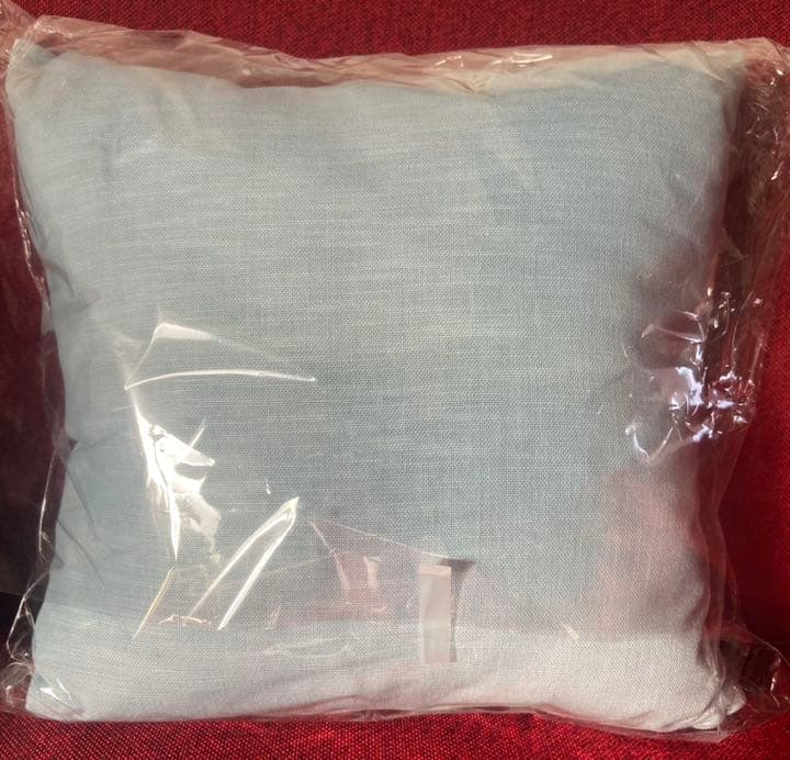 【新品未開封】京都の天然藍染　嬉染居のクッション34cm×34cm