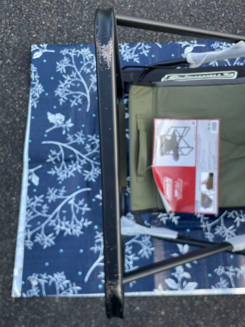 コールマン(Coleman) チェア サイドテーブル付デッキ