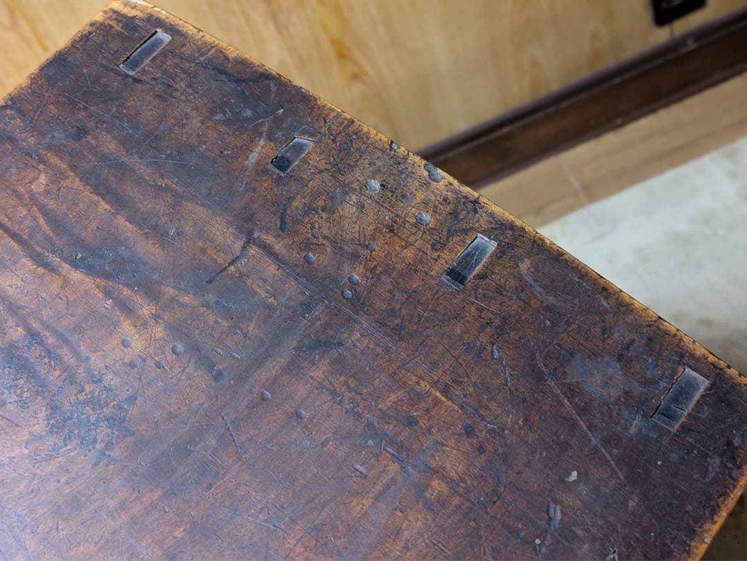 時代物　座卓　ローテーブル　木製　明治　レトロ　家具　ヤマサ