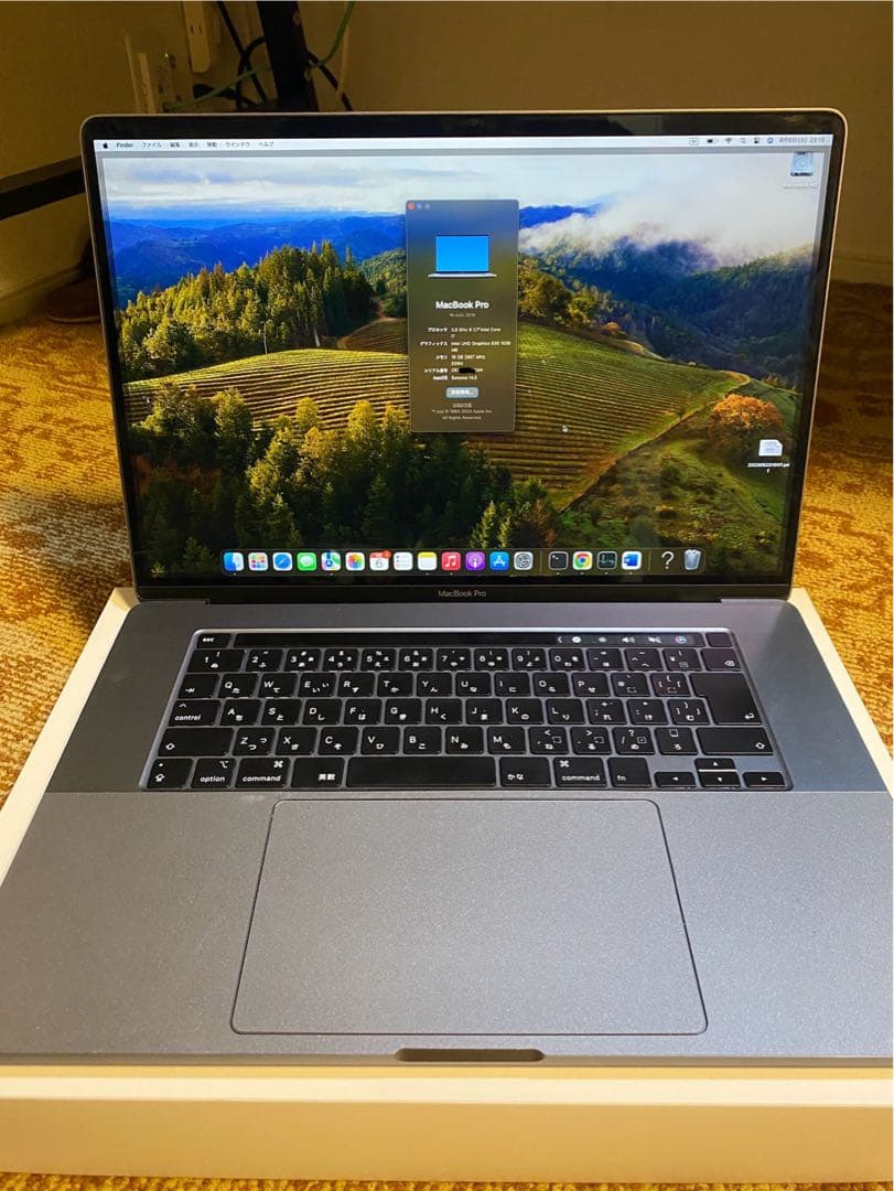 MACBOOK PRO  16インチ　late2019