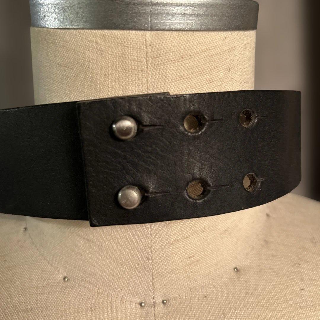 Rick Owens レザー サンバイザー