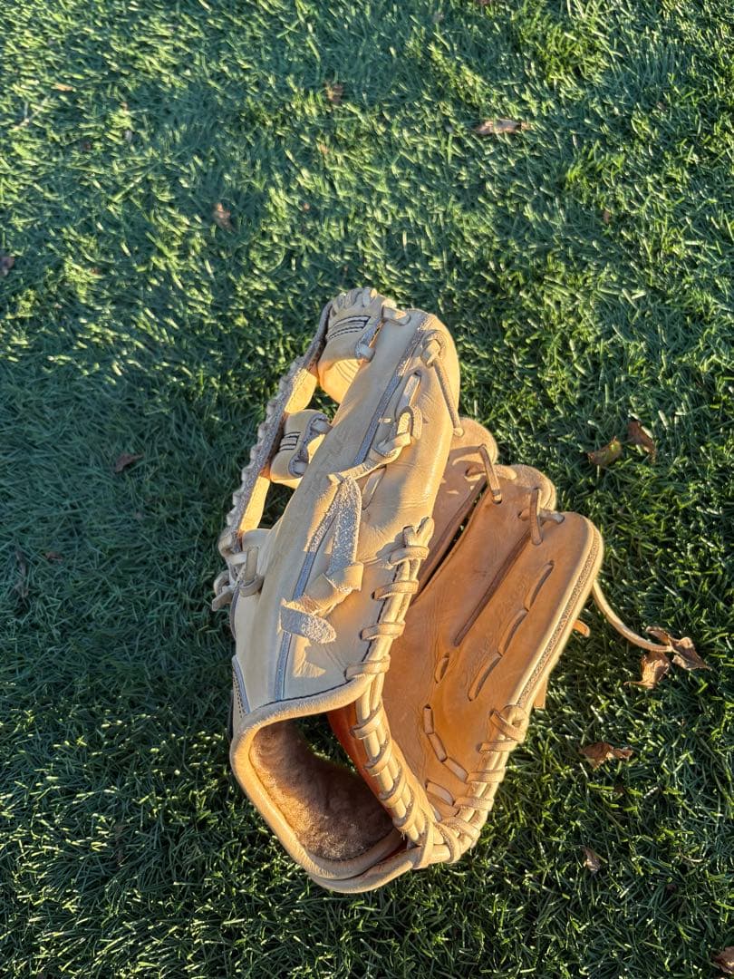 硬式用レザーグローブ ベージュ 内野 ZETT プロステ