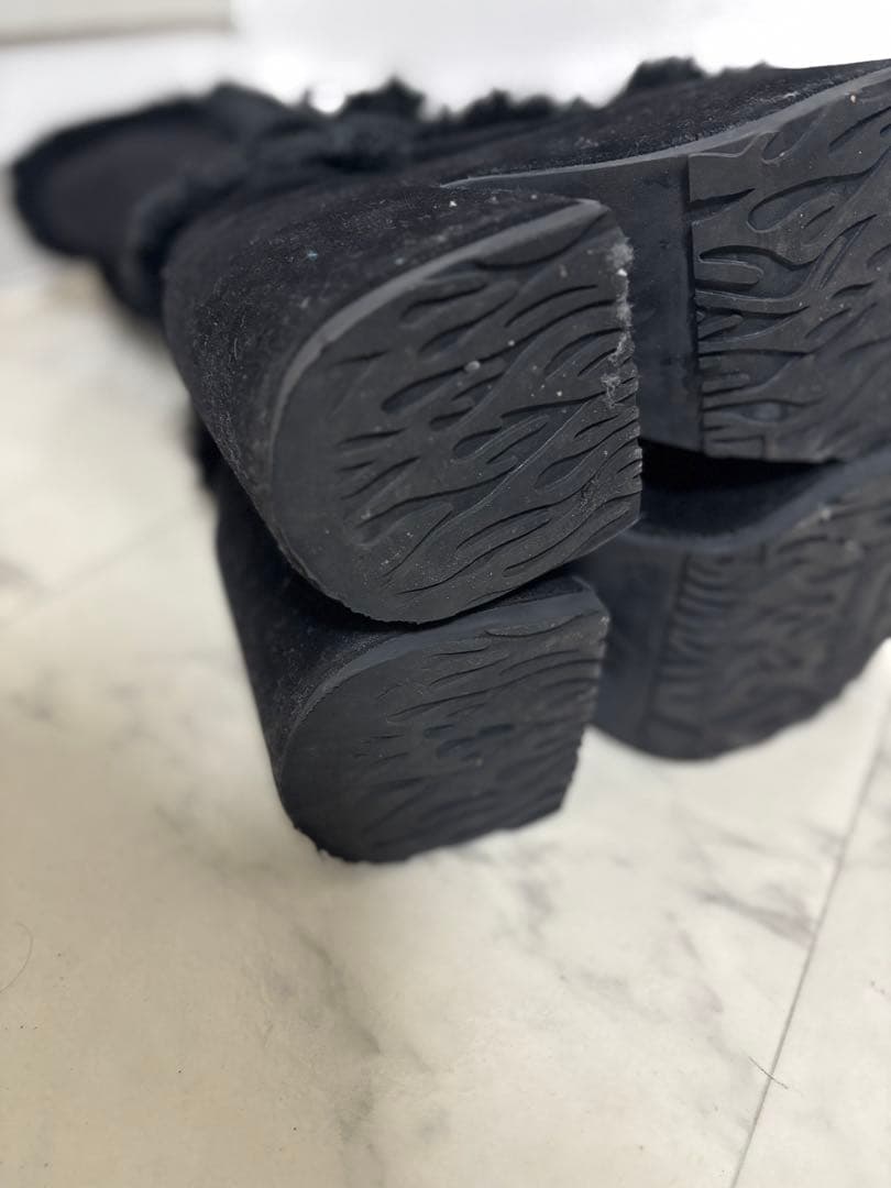 デモニア Dollskill プラットフォームブーツ ブラックCAMEL-311