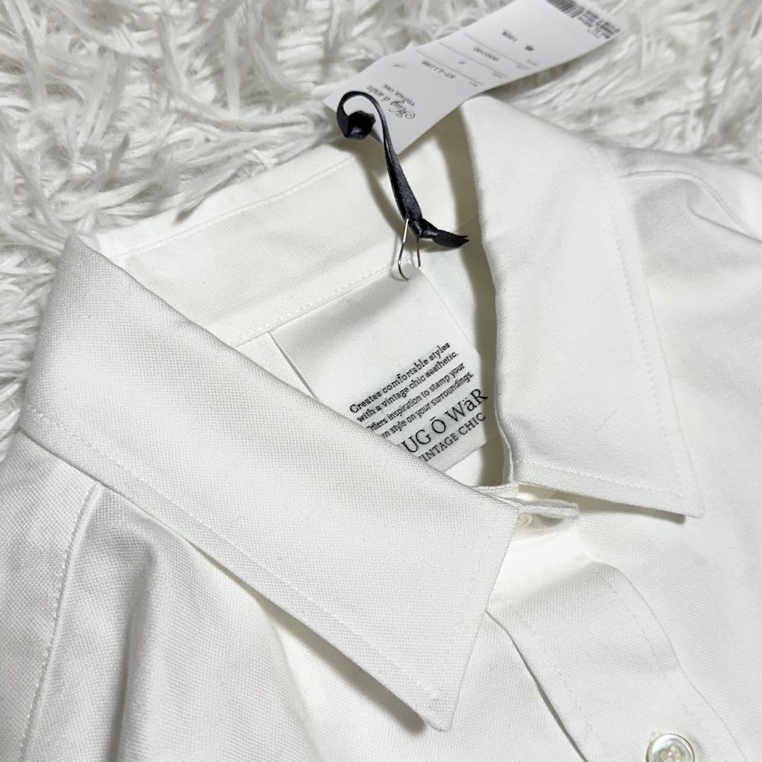 もみちゃん✨2025年 HUG Ō WäR 刺繍入りオックスオーバーシャツ