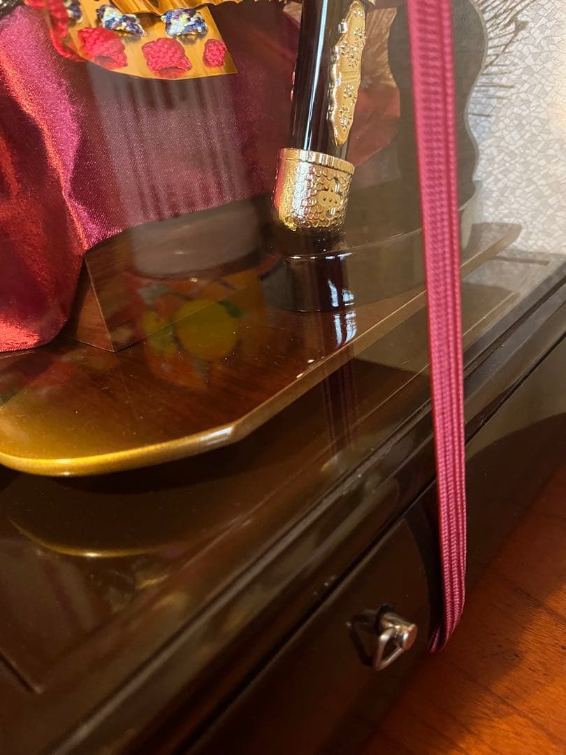 【新品未使用】兜アクリルケース入り　五月人形