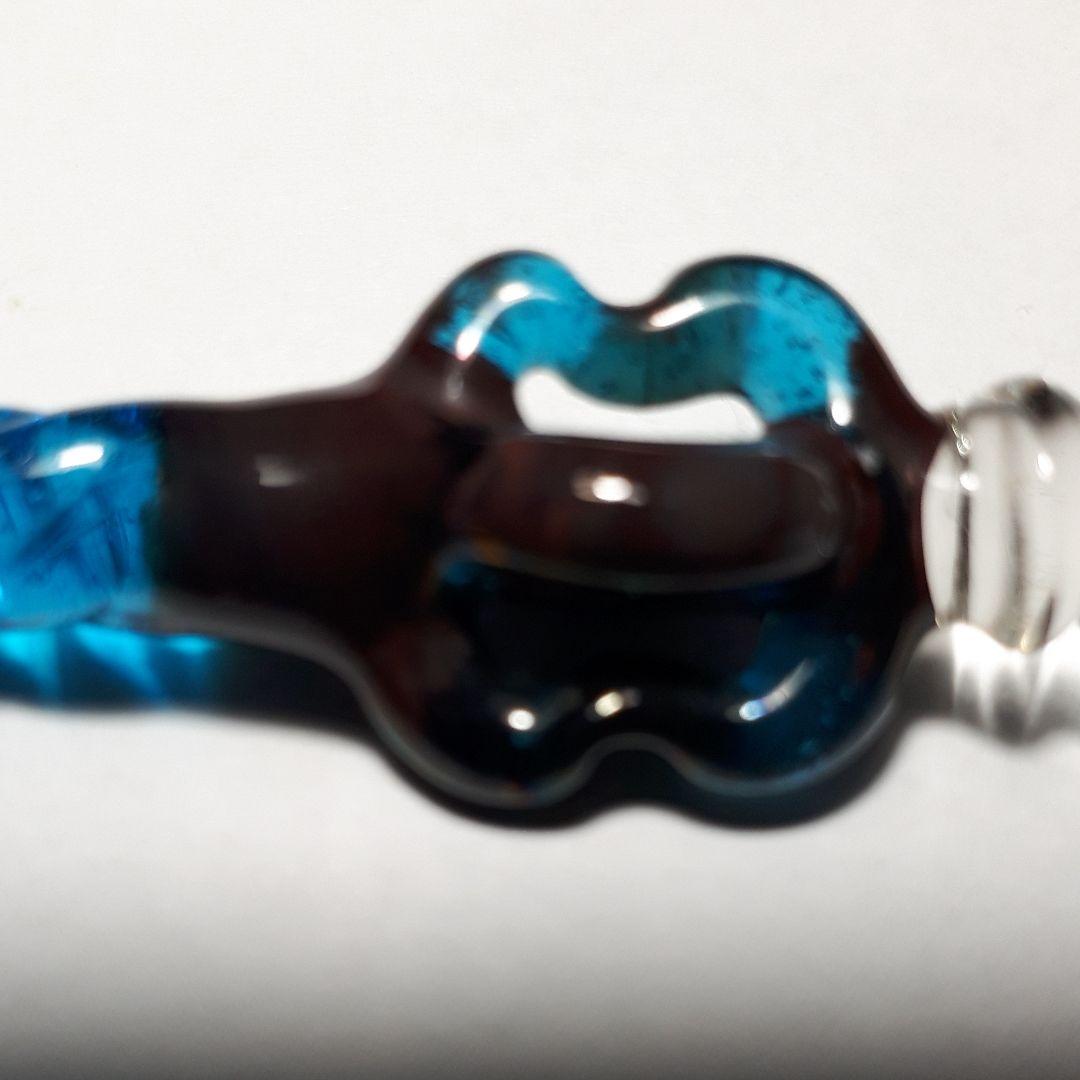 青色ねじり簪（江戸時代後期）