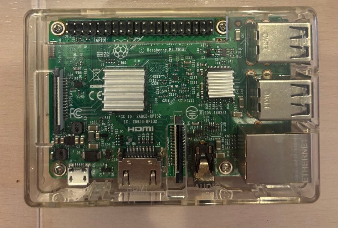 Raspberry Pi 3 Model B 2台　カメラ　rev2.2
