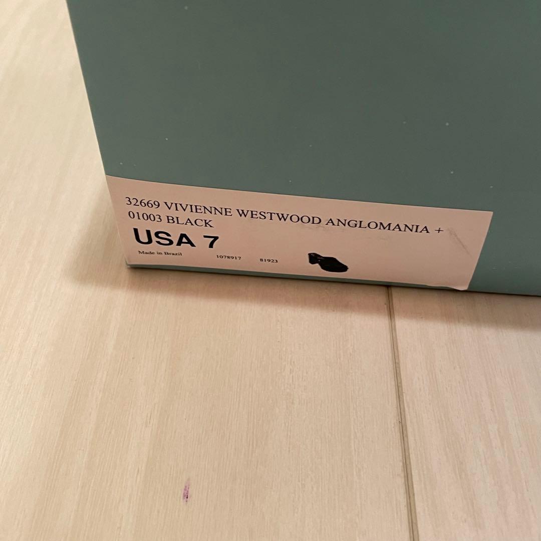 ヴィヴィアンウエストウッド×メリッサ　ブラックミュール（数回使用）24センチ