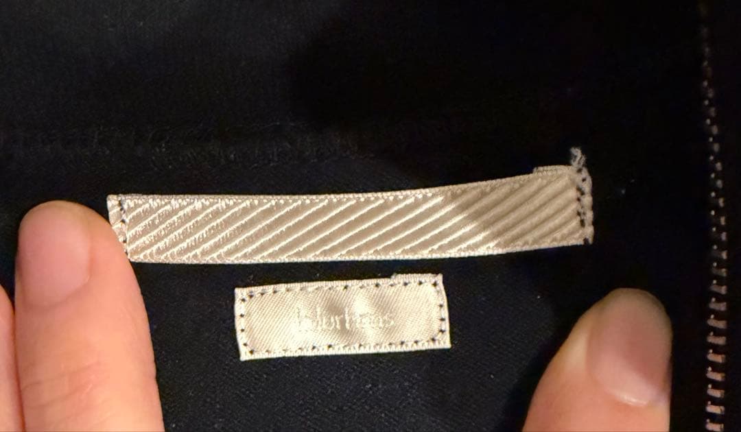 トップス blurhms Co/Silk Nep Harf-Zip