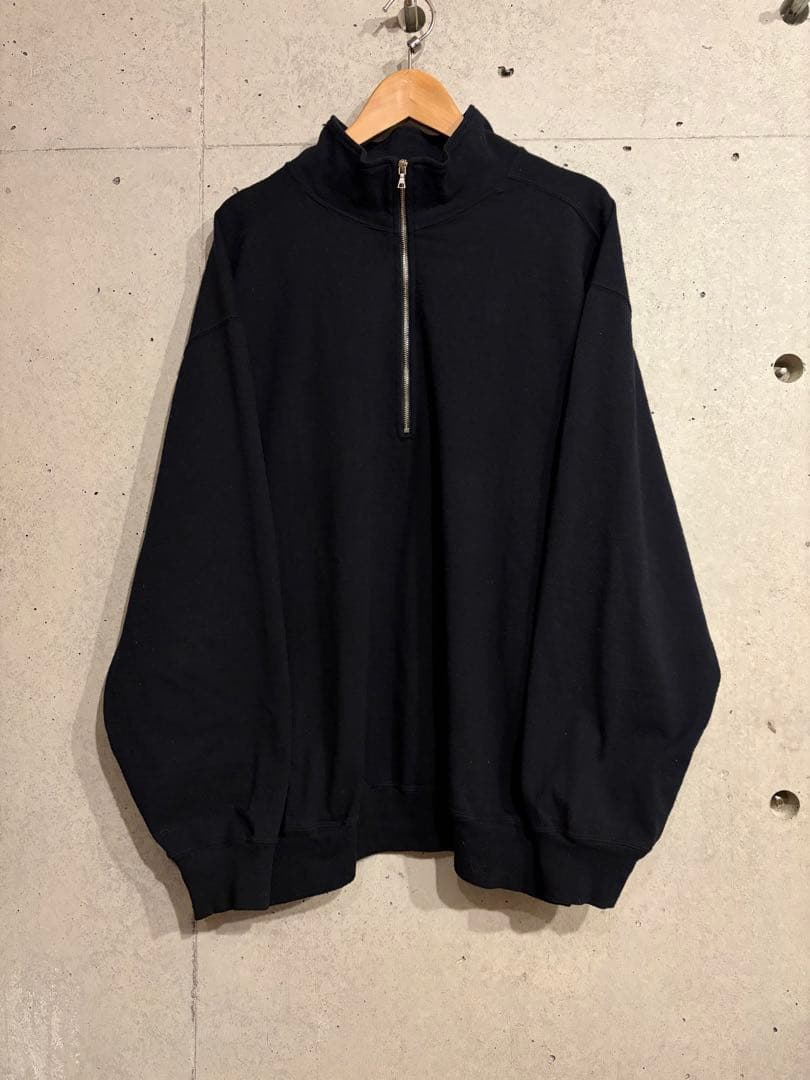 トップス blurhms Co/Silk Nep Harf-Zip