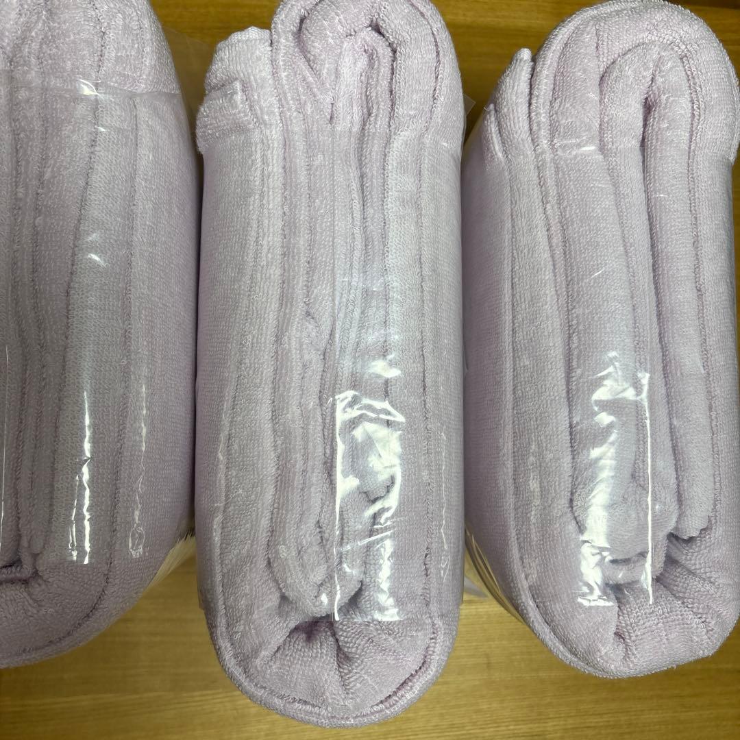 西川 無撚糸 タオルケット 3枚セット シングル ピンク 綿100%