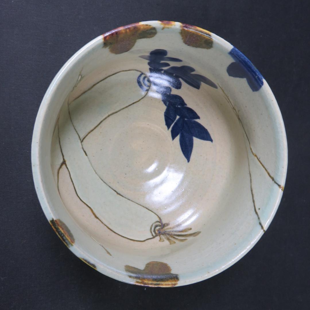 茶碗 乾山 大根 与三郎 美品 抹茶碗 茶器 木箱 共箱 茶道具