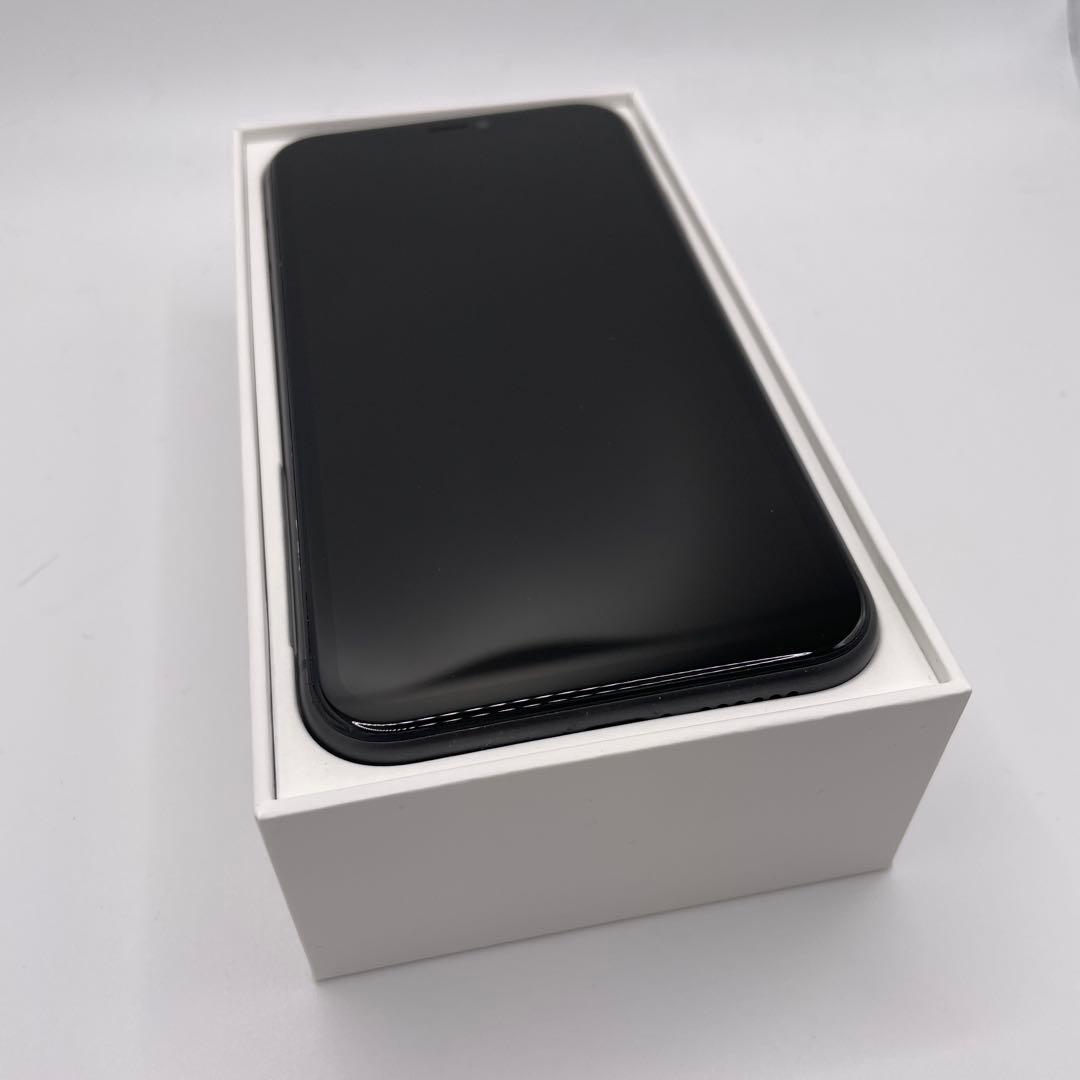 iPhone 11 128GB ブラック ケース付き バッテリー最大容量100%