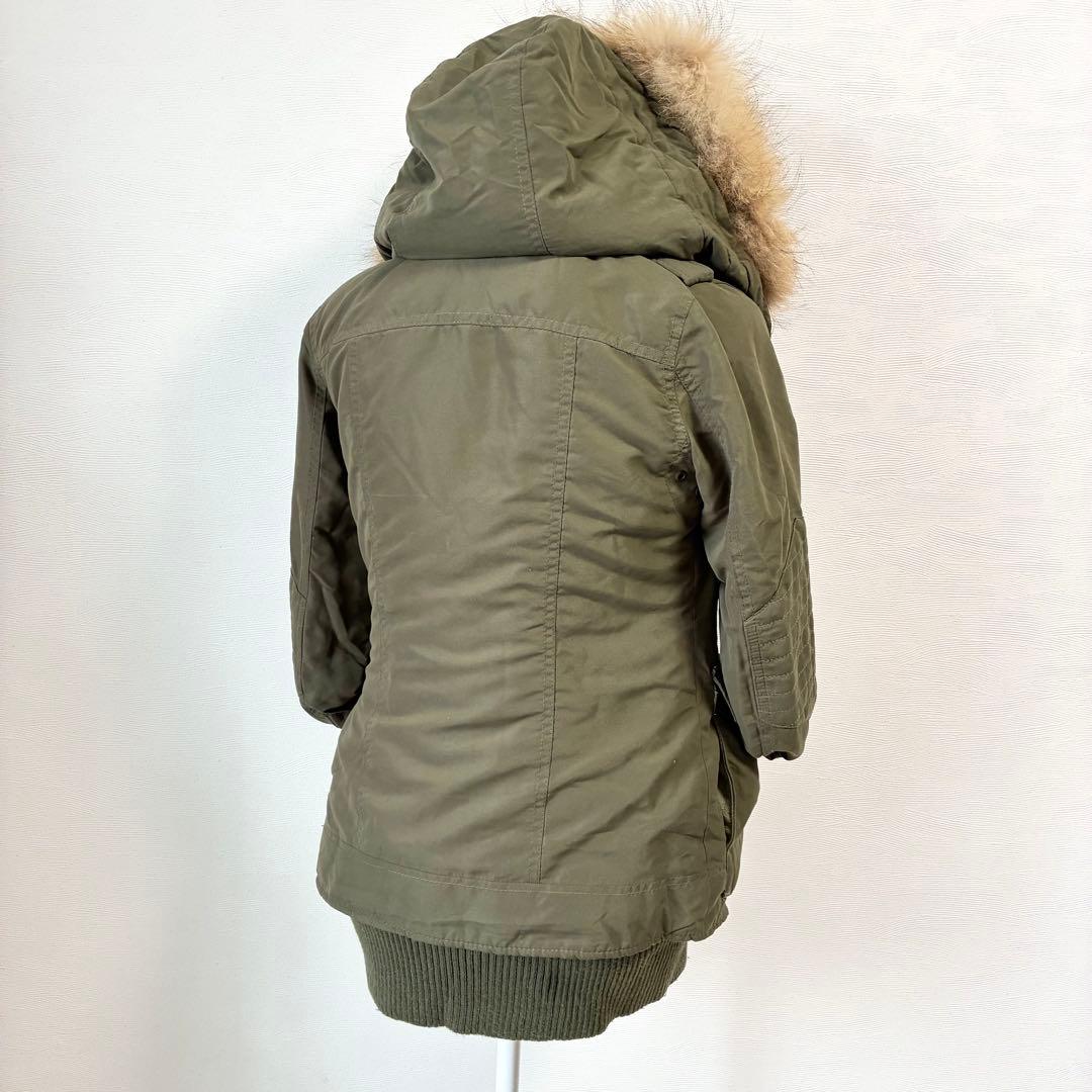 00s y2k SLY N3B モッズコート ロング 平成ギャル ファー フード