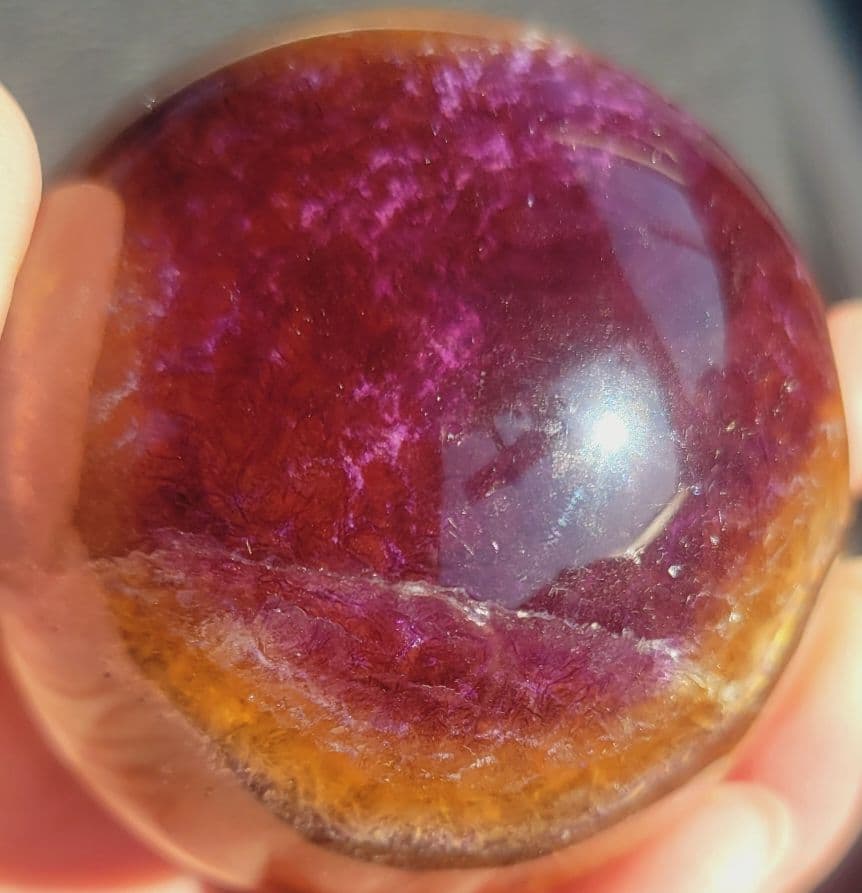 ！！激レア！！極上！水晶界の王者！！オーラライト23 スフィア天然石　50㎜超え