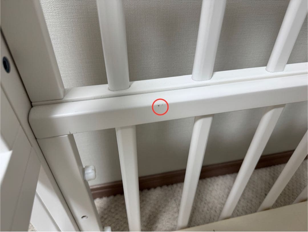 【極美品】ノモック ミニ Wオープンハイタイプ　ベビーベッド