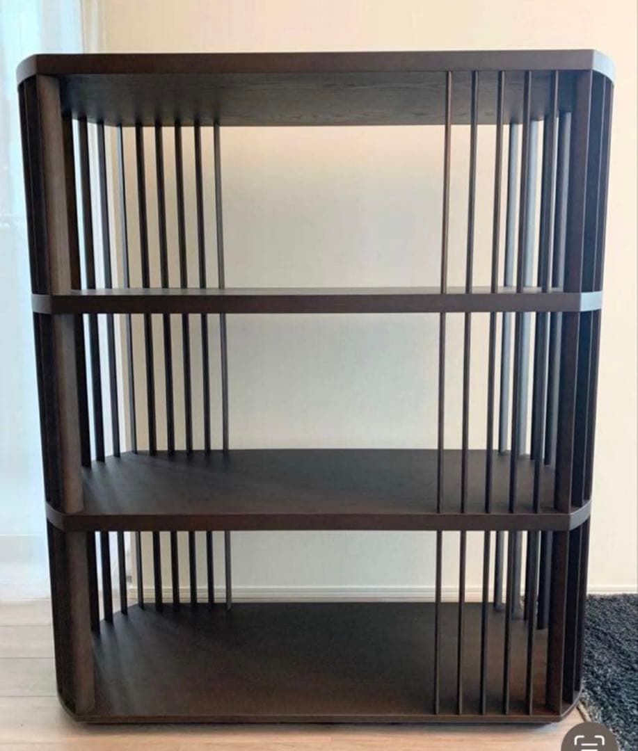 90万 新同 廃盤【arflex】CASTELLO シェルフ オーク 飾り棚