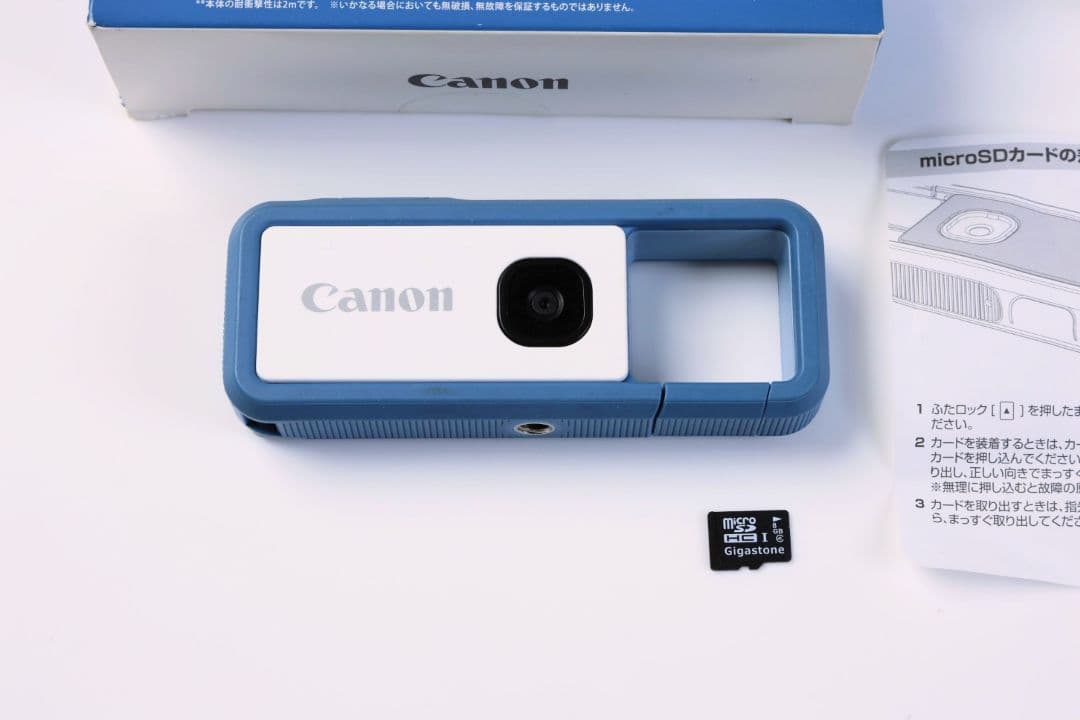 Canon INSPIC REC FV-100デジタルトイカメラ 青