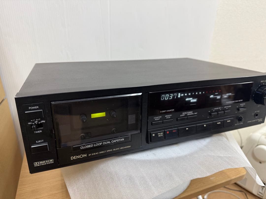 【ジャンク】DENON DR-M9 カセットデッキ 電源確認済み 現状品