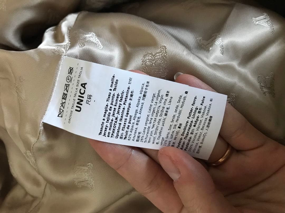 マックスマーラ TEBE ケープ ポンチョ サンド