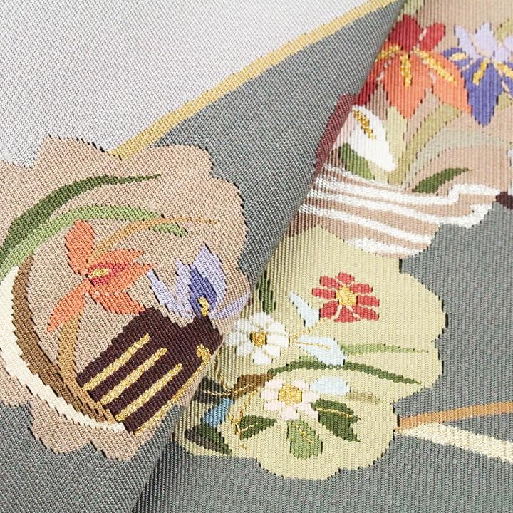 特選の逸品【爪掻き 本綴れ】　フォーマル～カジュアルまで…　開き名古屋帯・京袋帯