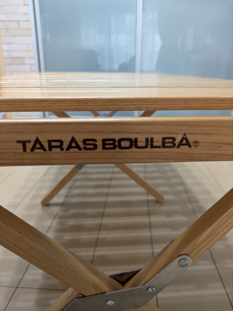 TARAS Boulba ウッドロールテーブル 120×55×43