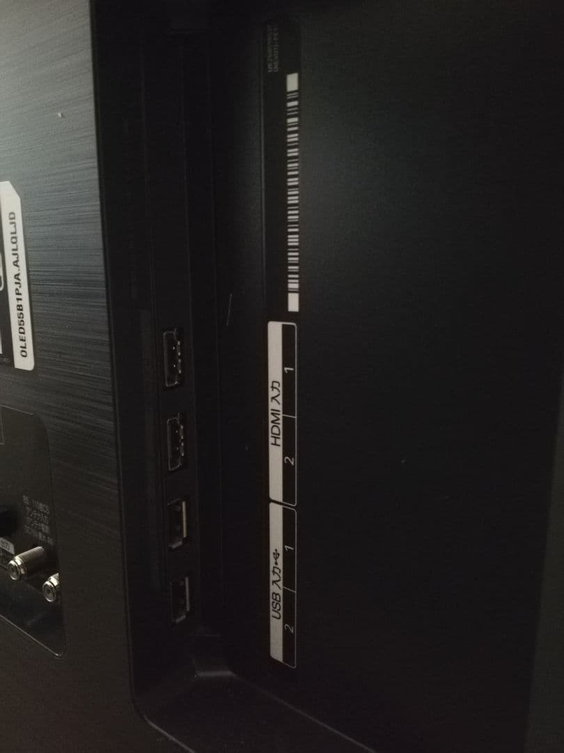 有機EL 55インチテレビ LG OLED55B1PJA