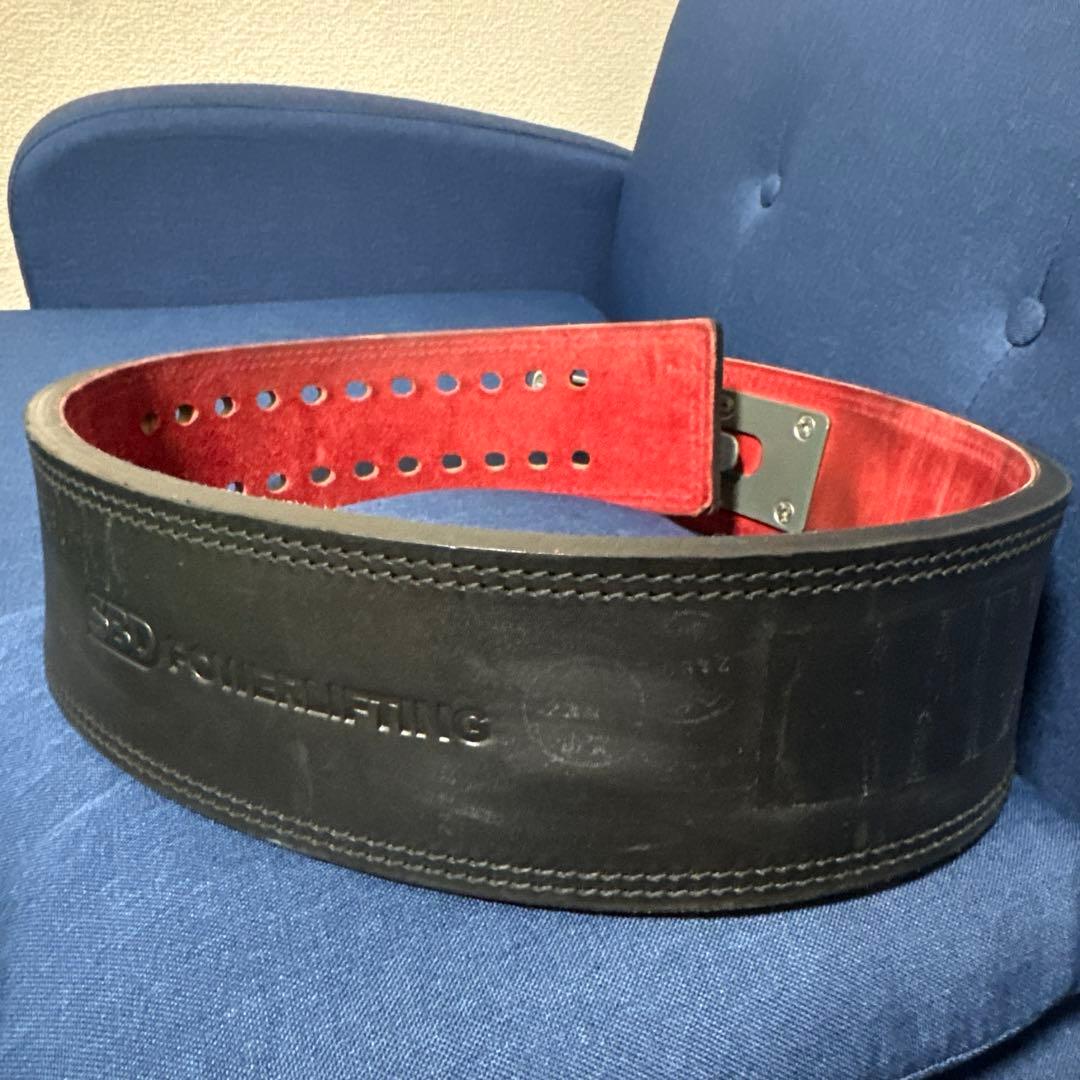 SBD ウエイトトレーニングベルト 黒/赤　XL