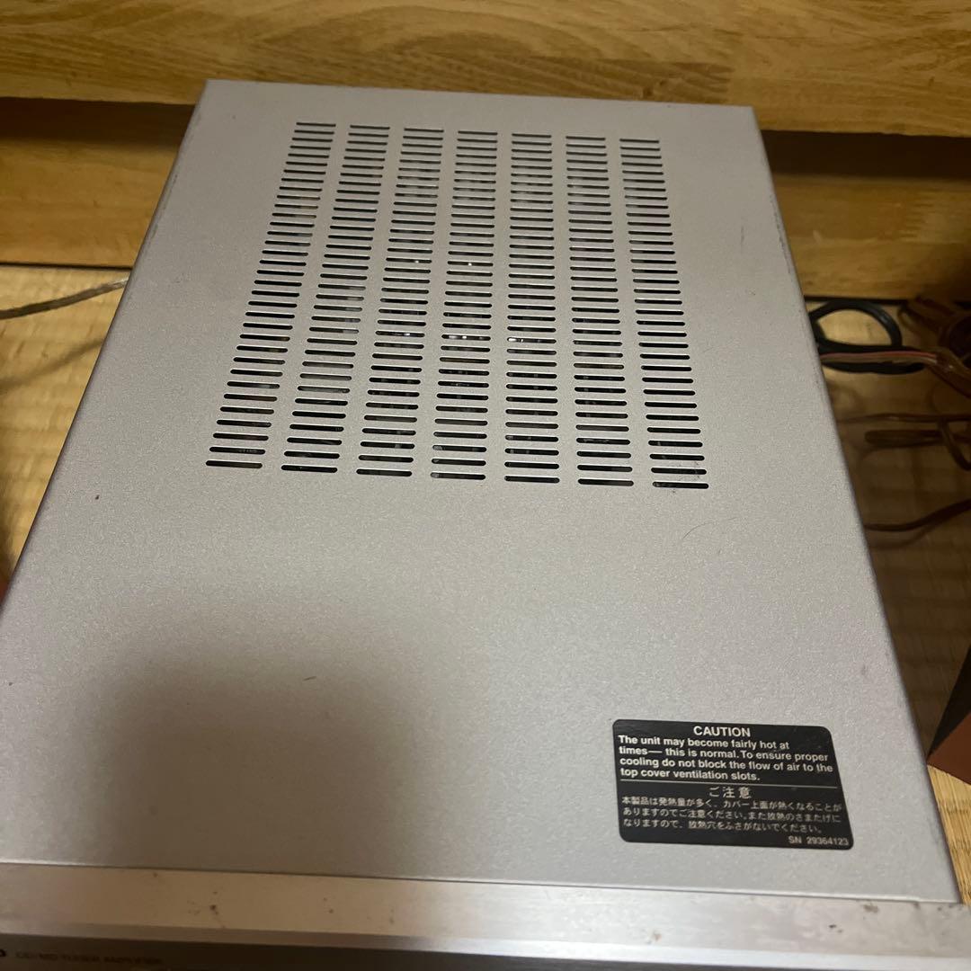 ONKYO コンポ／CD MD アンプスピーカーラジオチューナ-ステレオ