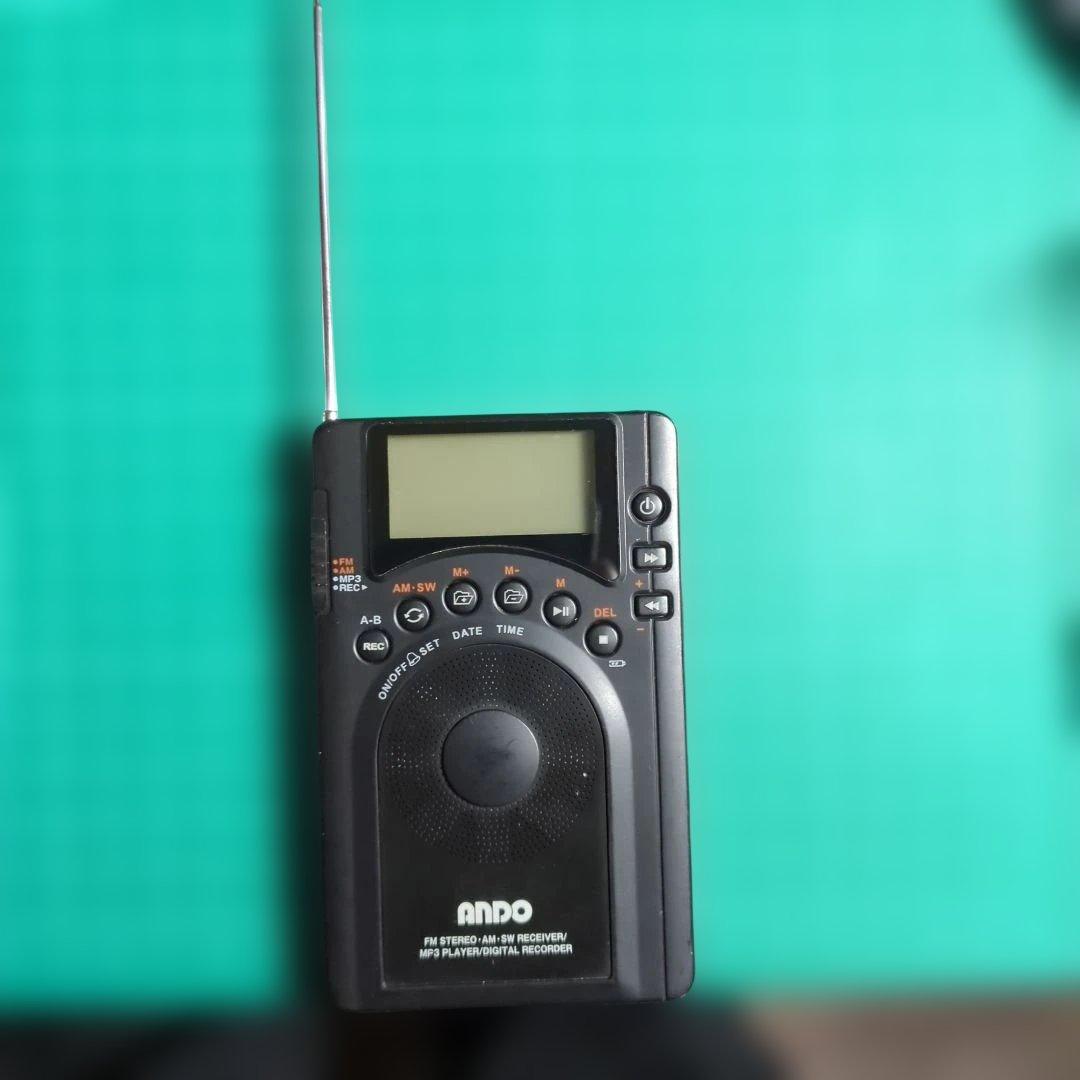 ANDO ER9-336D FMステレオAM短波ラジオ