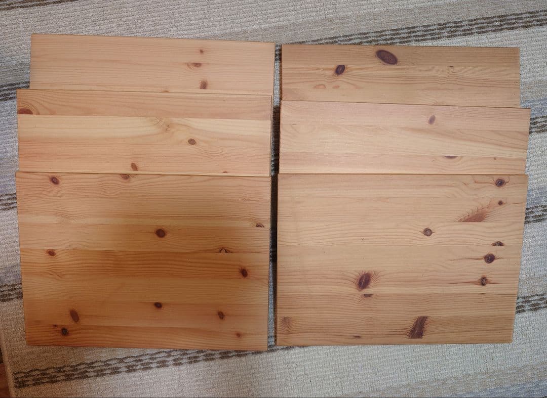 【引取限定、東京】イケア トロファスト 木製ラック パイン材 2個セット 棚板