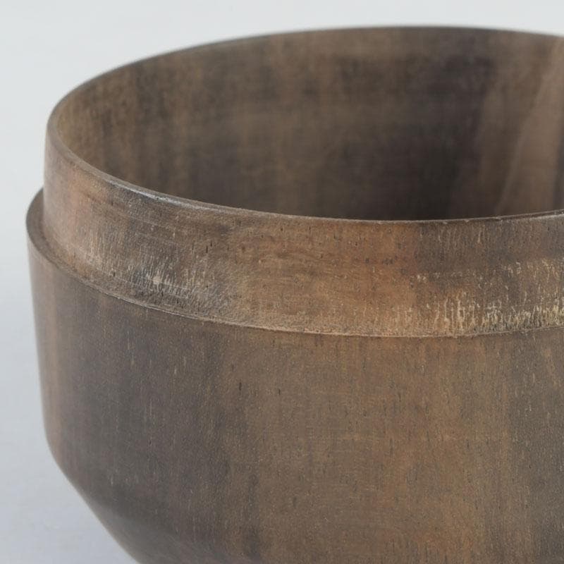 茶道具　黒柿製　雪吹　棗　V　9852