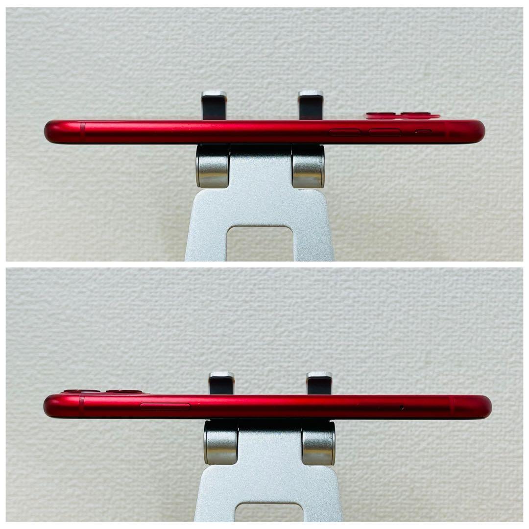 B 100% iPhone 11 128 GB SIM フリー レッド 本体