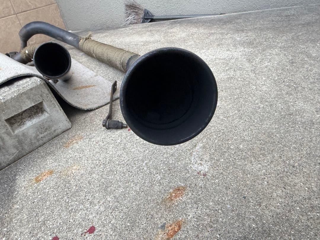 ドラッグスター400 アップスイープマフラー