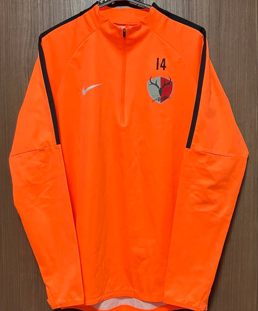 シカオクン】鹿島アントラーズ　NIKE　トレーニング　ジャージ　ピステ