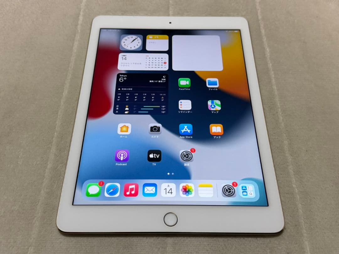 iPad Air 2世代 128GB Wi-Fi+cellular